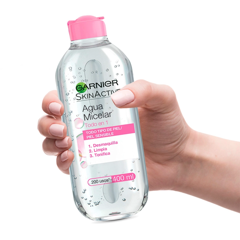 TRATAMIENTO FACIAL GARNIER HIDRATANTE RUTINA LIMPIEZA MICELARES SKIN ACTIVE - 5