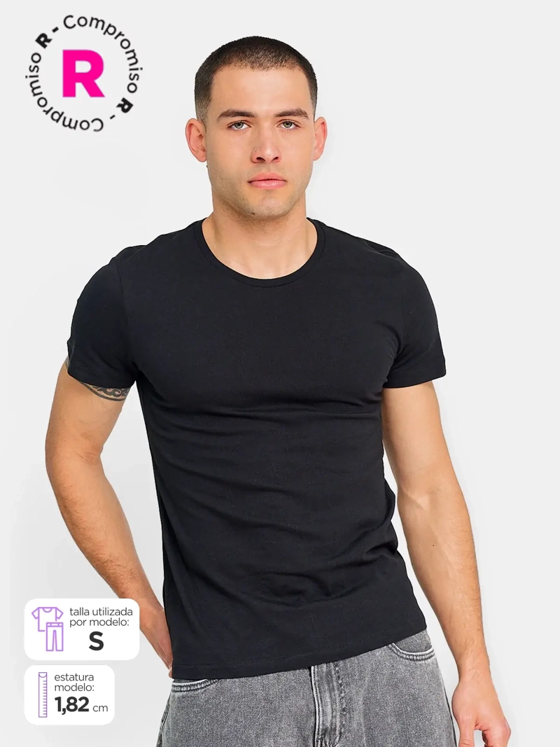 POLERA HOMBRE INDEX MANGA CORTA REGULAR - 1