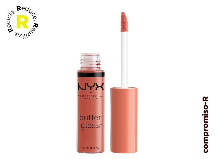 BRILLO LABIAL NYX BUTTER GLOSS ANGEL FOOD CAKE 8 ML