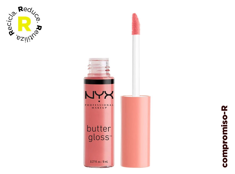 BRILLO LABIAL NYX BUTTER GLOSS ANGEL FOOD CAKE 8 ML