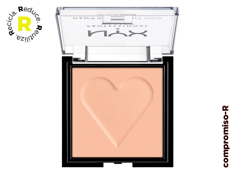 POLVOS NYX MATIFICANTE CAN'T STOP WON'T STOP BRIGHT PEACH WATERPROOF 6 GR - 1