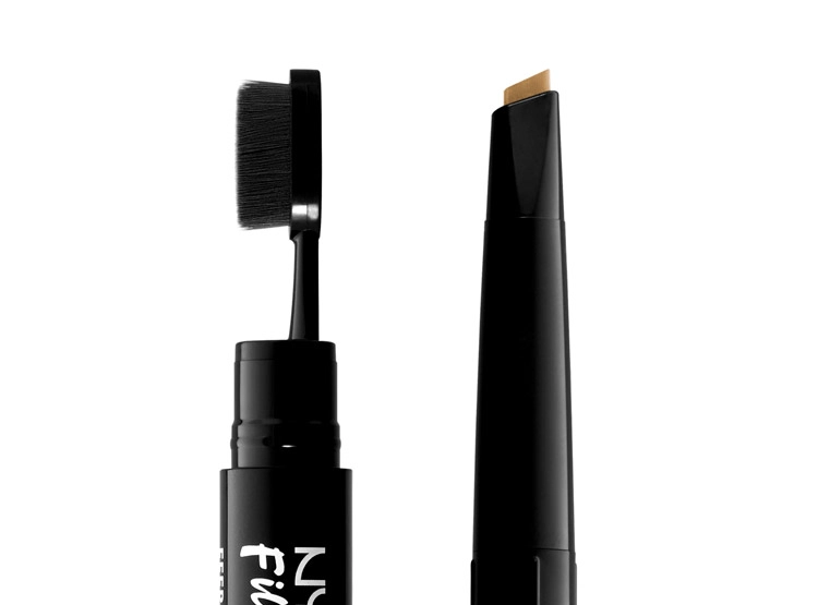 DELINEADOR DE CEJAS NYX LÁPIZ FILL & FLUFF EYEBROW CHOCOLATE WATERPROOF 0.2 GR - 4
