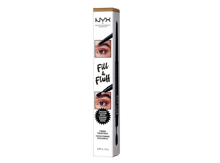 DELINEADOR DE CEJAS NYX LÁPIZ FILL & FLUFF EYEBROW CHOCOLATE WATERPROOF 0.2 GR - 5