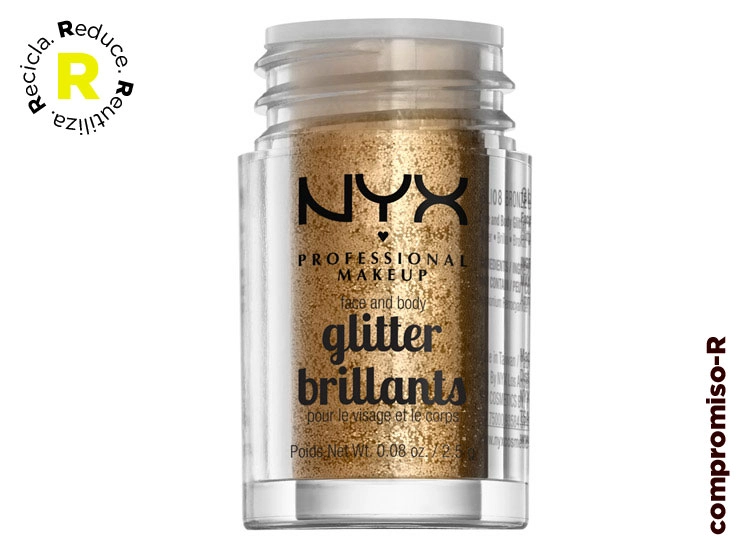 ILUMINADOR NYX BRILLO FACE & BODY GLITTER ICE 2.5 ML