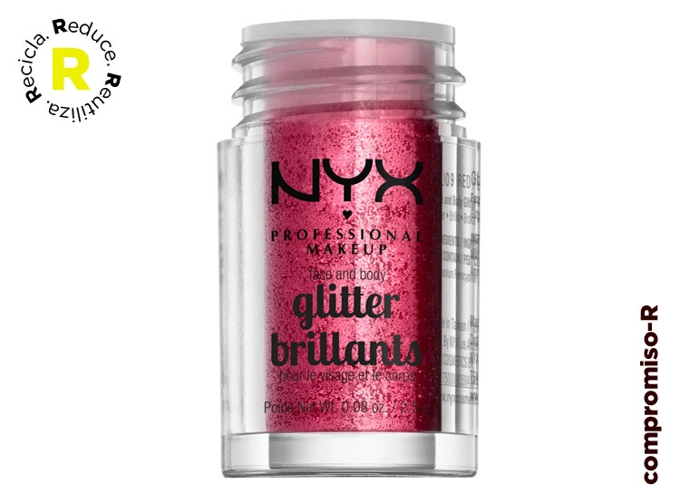 ILUMINADOR NYX BRILLO FACE & BODY GLITTER ICE 2.5 ML - 1