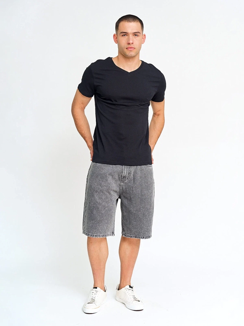 POLERA HOMBRE INDEX MANGA CORTA CUELLO V - 4