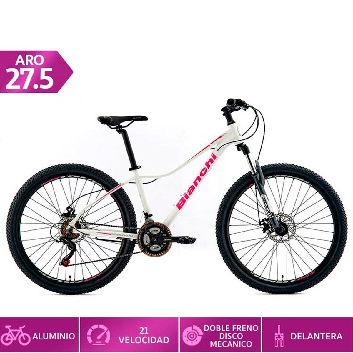 BICICLETA MTB BIANCHI MOUNTAIN ARO 27.5 - 1