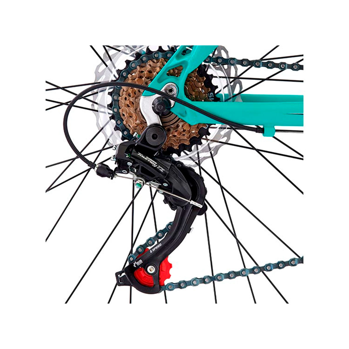 BICICLETA MTB BIANCHI STONE MOUNTAIN SX M 21V CELESTE ARO 29 - 6