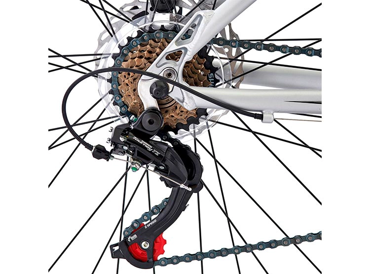 BICICLETA MTB BIANCHI STONE MOUNTAIN SX M 21V PLATA ARO 29 - 5