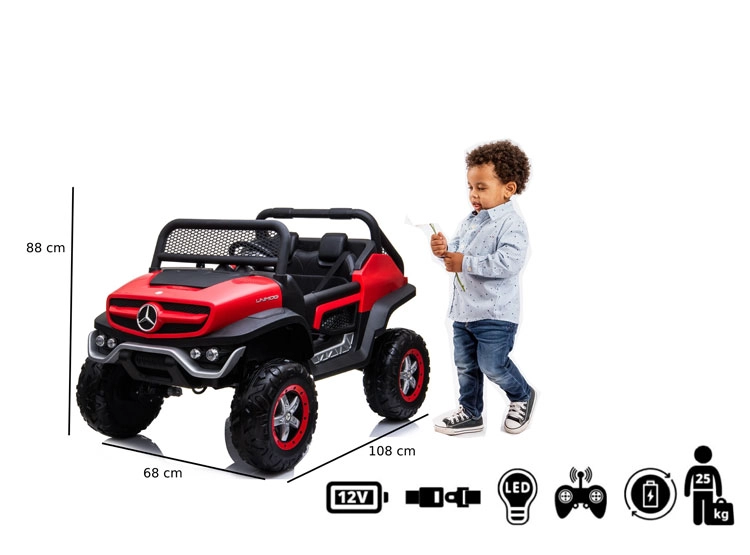 AUTO A BATERÍA KIDSCOOL MERCEDES BENZ UNIMOG CONCEPT - 3