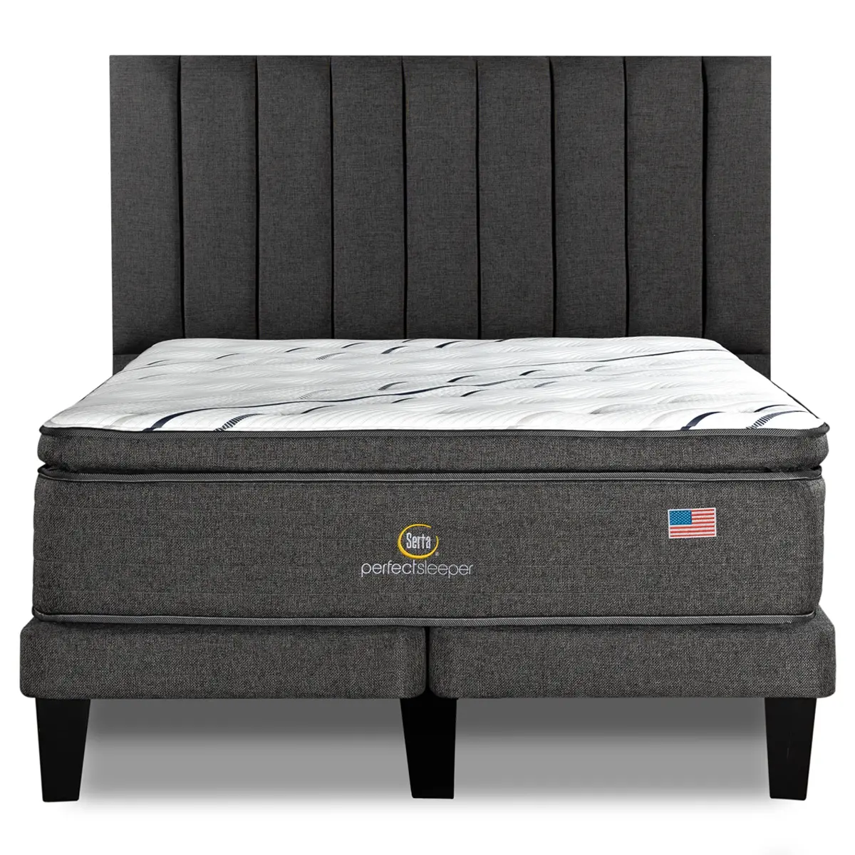 CAMA EUROPEA SERTA PERFECT SLEEPER 2 PL B/D + RESPALDO TIBET - 2
