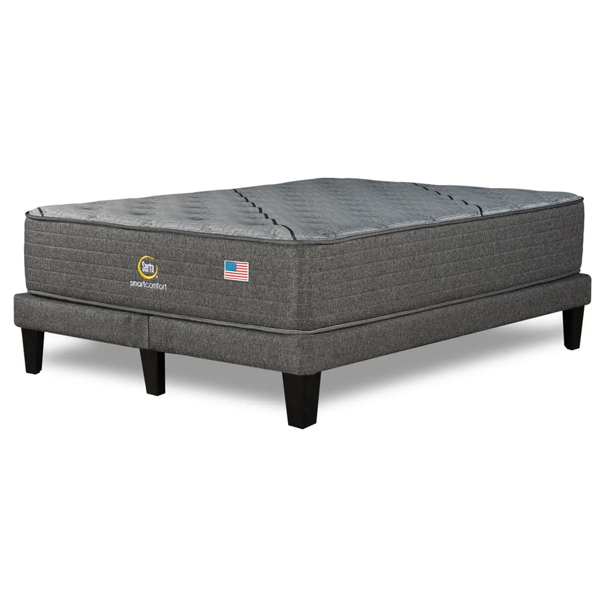 CAMA EUROPEA SERTA SMARTCOMFORT 2PL B/D + RESPALDO TIBET - 4