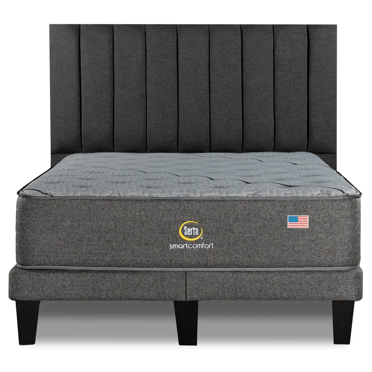 CAMA EUROPEA SERTA SMARTCOMFORT 2PL B/D + RESPALDO TIBET - 2