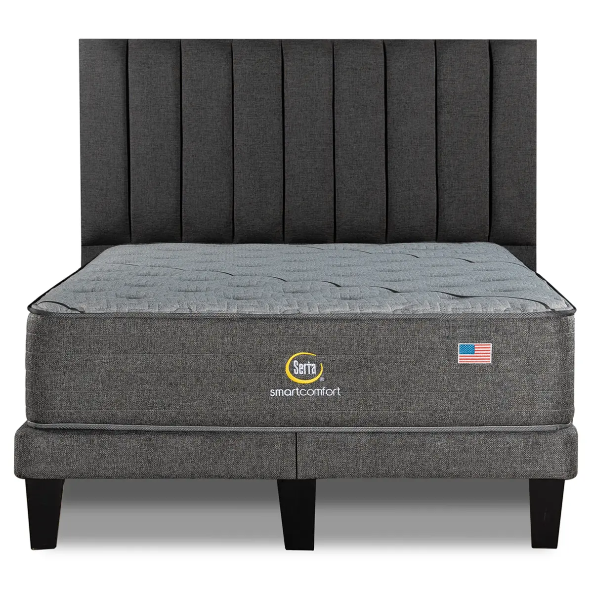 CAMA EUROPEA SERTA SMARTCOMFORT KING B/D + RESPALDO TIBET - 2