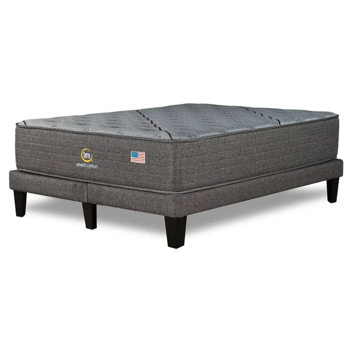 CAMA EUROPEA SERTA SMARTCOMFORT KING + RESPALDO TIGNES ARENA - 4