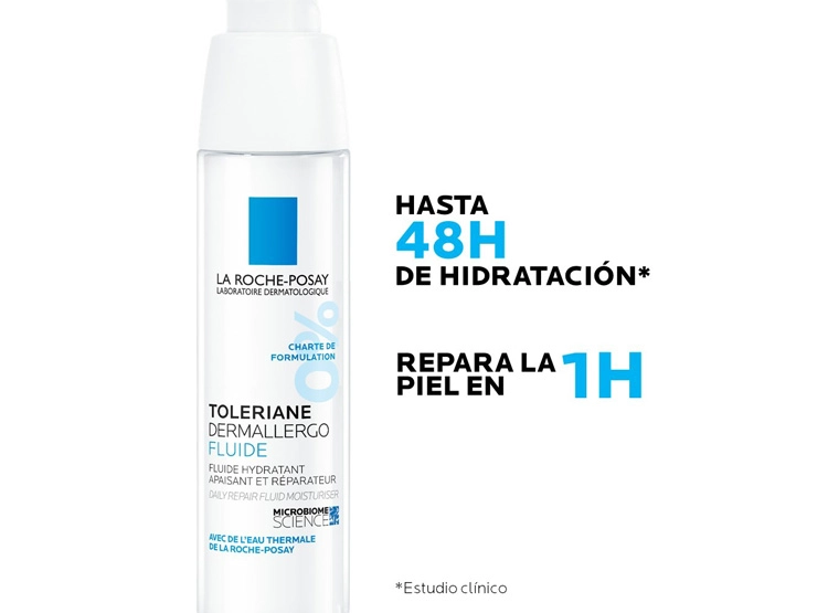 CREMA FACIAL LA ROCHE-POSAY HIDRATANTE TOLERIANE DERMALLEGRO FLUIDO 40 ML - 3