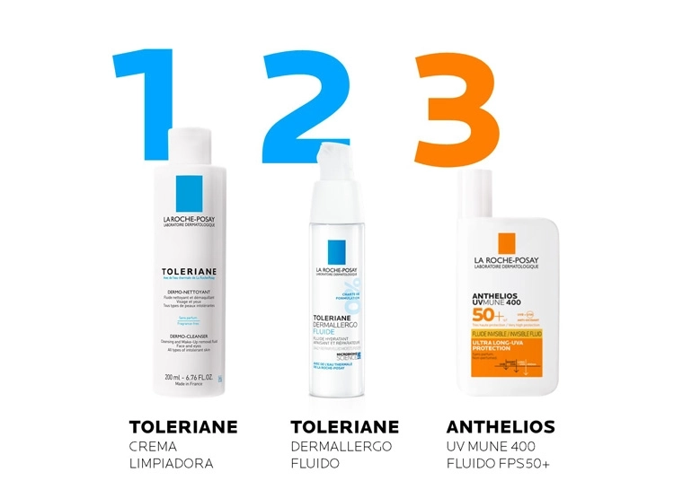 CREMA FACIAL LA ROCHE-POSAY HIDRATANTE TOLERIANE DERMALLEGRO FLUIDO 40 ML - 6