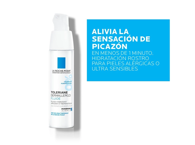 CREMA FACIAL LA ROCHE-POSAY HIDRATANTE TOLERIANE DERMALLEGRO FLUIDO 40 ML - 7