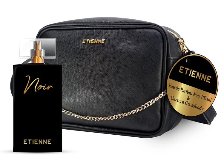SET PERFUME ETIENNE NOIR MUJER EDP 100 ML+ MOCHILA - 3