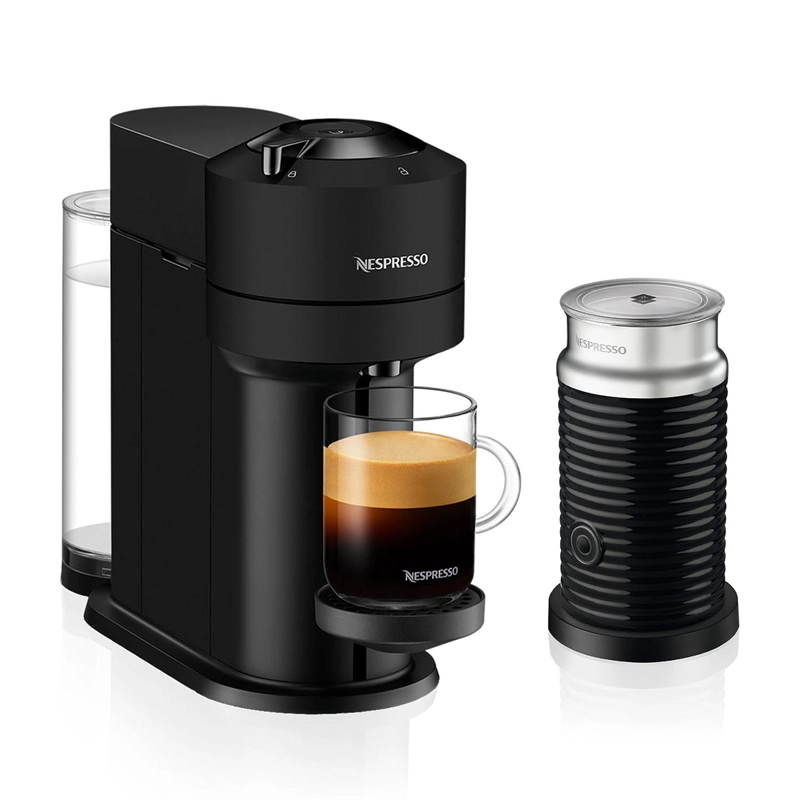 CAFETERA NESPRESSO CÁPSULA VERTUO NEXT NEGRO + ESPUMADOR DE LECHE AEROCCINO 3 - 2