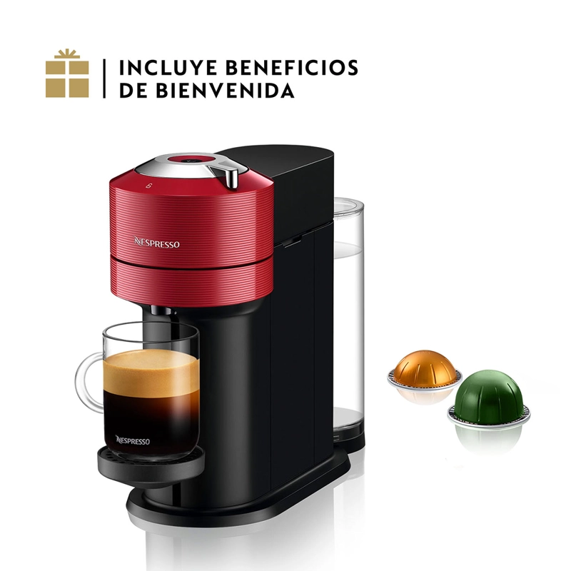 CAFETERA NESPRESSO CÁPSULA VERTUO NEXT ROJO - 2