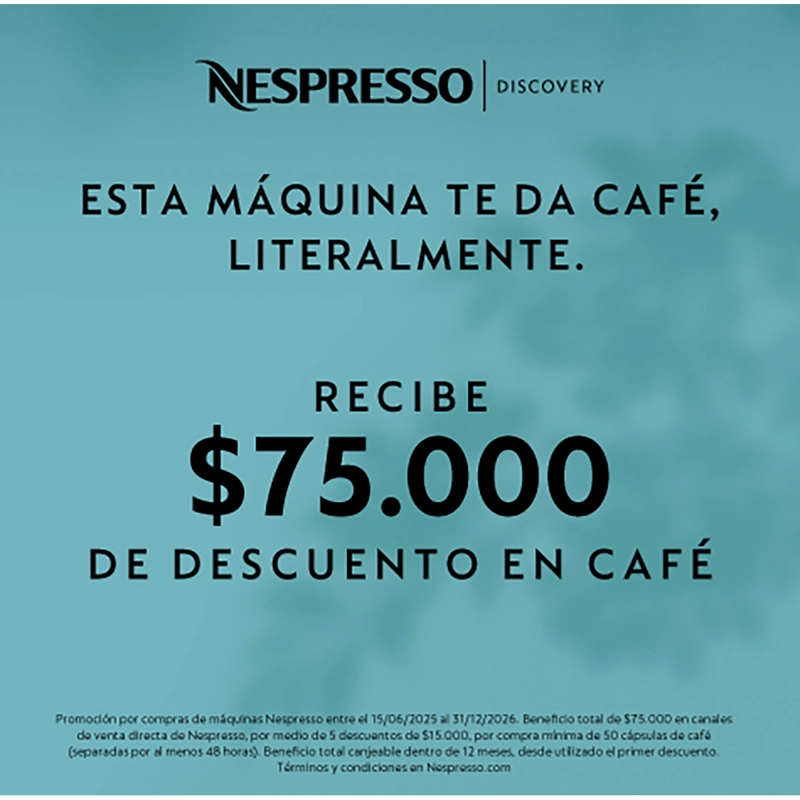 CAFETERA NESPRESSO CÁPSULA VERTUO NEXT ROJO - 3