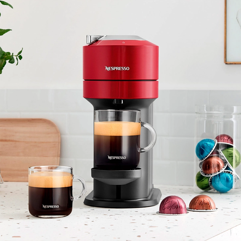CAFETERA NESPRESSO CÁPSULA VERTUO NEXT ROJO - 5