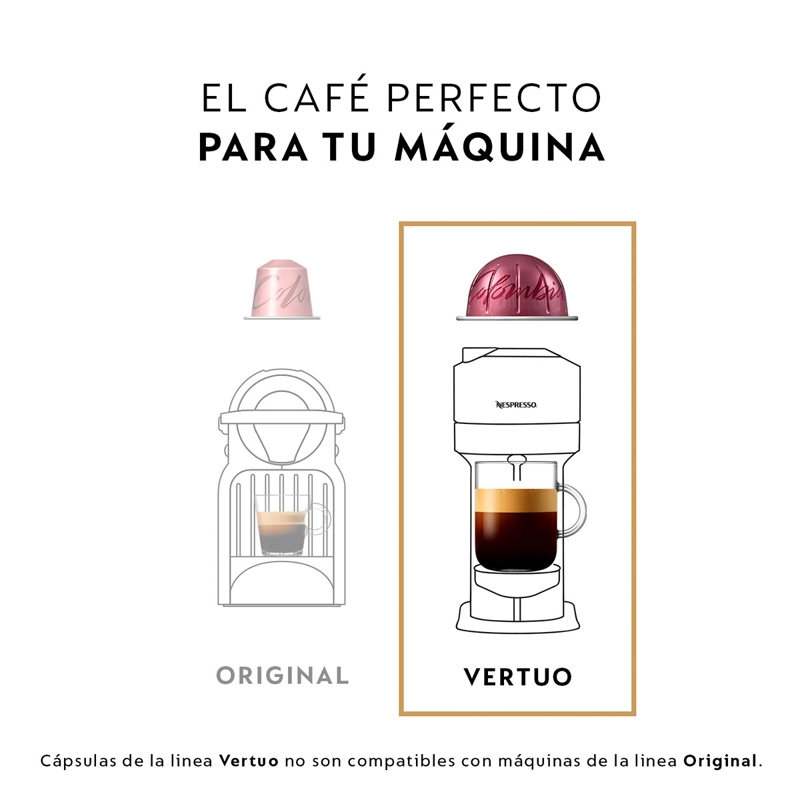 CAFETERA NESPRESSO CÁPSULA VERTUO NEXT ROJO - 10