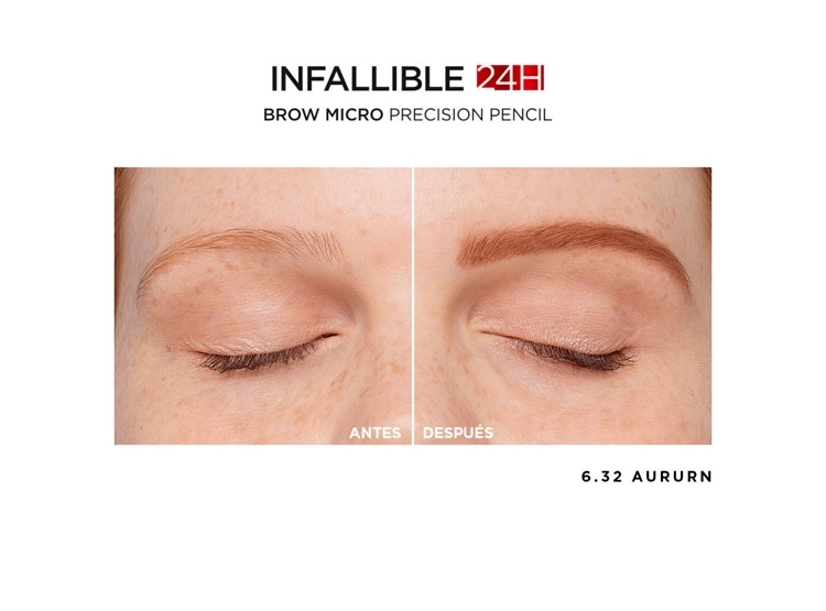 PERFILADOR CEJAS LOREAL MAKEUP BROW ARTIST LE SKINNY DEFINER 104 CHATAIN 33 GR - 4