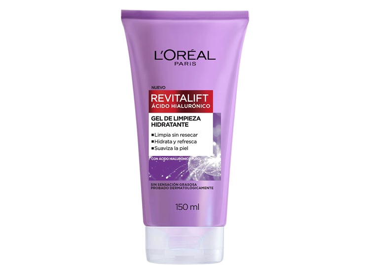 LIMPIADOR FACIAL LOREAL GEL HIDRATANTE DERMO EXPERTISE REVITALIFT ÁCIDO HIALURÓNICO 150 ML - 2