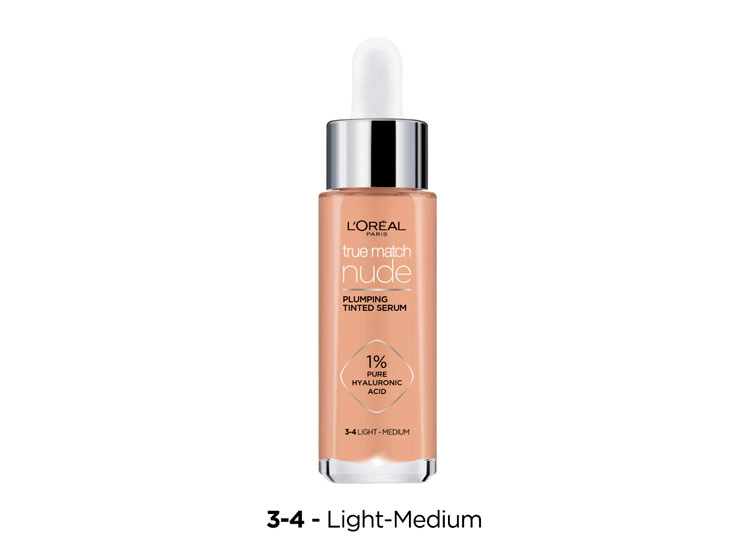 BASE DE MAQUILLAJE LOREAL SÉRUM TRUE MATCH 34 LIGHT MEDIUM 30 ML - 1