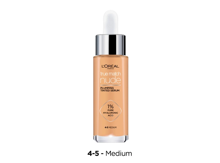 BASE DE MAQUILLAJE LOREAL SÉRUM TRUE MATCH 45 MEDIUM 30 ML - 1