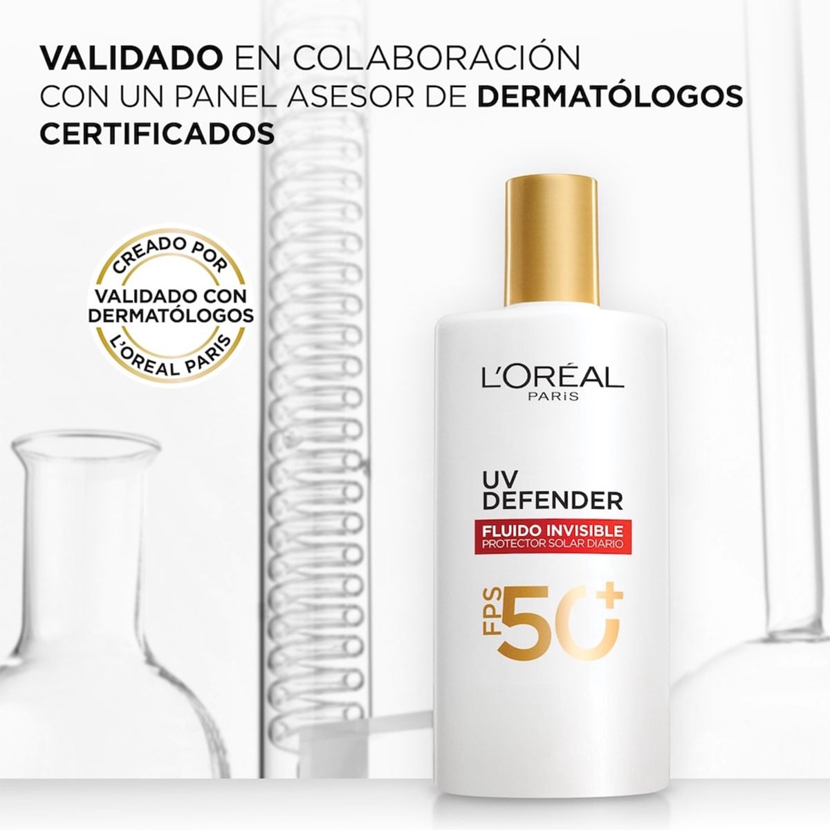 PROTECTOR SOLAR FACIAL LOREAL ANTIEDAD DERMO EXPERTISE UV DEFENDER FLUIDO INVISIBLE SPF 50 40 ML - 4