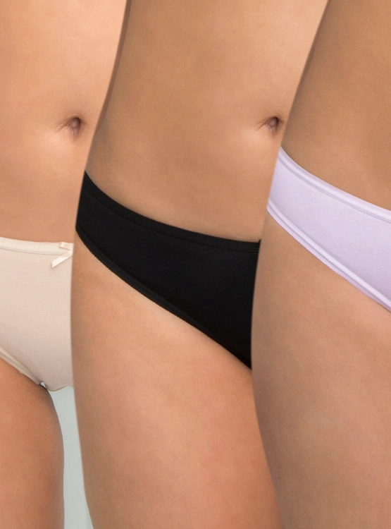 PACK CALZÓN BIKINI MUJER INTIME 98690N - 1