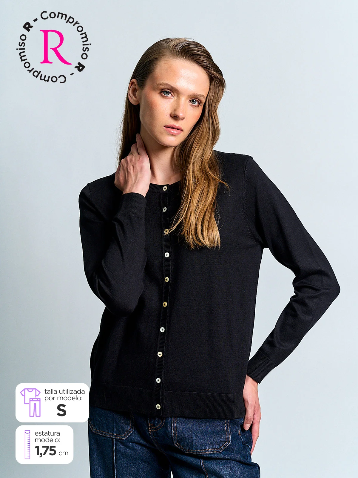 SWEATER MUJER AZIZ BÁSICO - 1