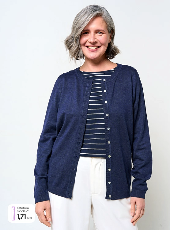 SWEATER MUJER AZIZ BÁSICO - 1