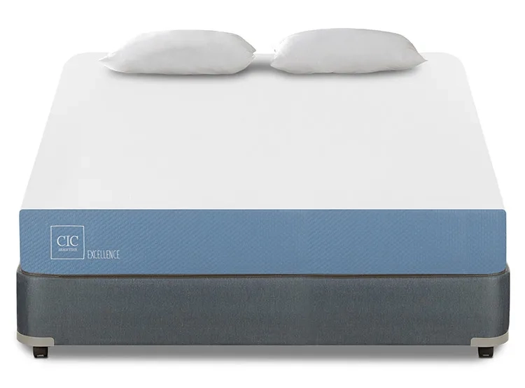 JUEGO DE DORMITORIO CIC CAMA BOX AMERICANO EXCELLENCE FULL + ALMOHADAS - 1