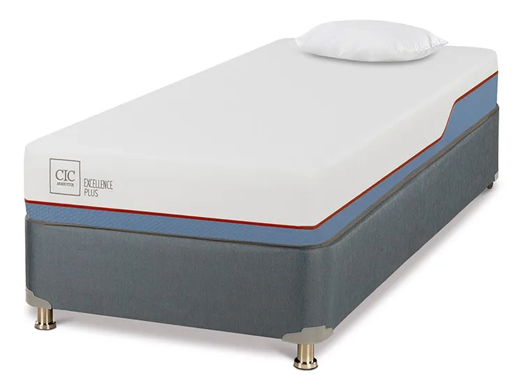 JUEGO DE DORMITORIO CIC CAMA BOX AMERICANO EXCELLENCE PLUS 1 PLAZA + ALMOHADA - 2