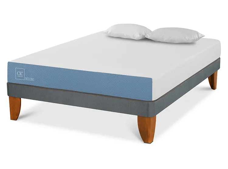 JUEGO DE DORMITORIO CIC CAMA EUROPEA EXCELLENCE FULL + ALMOHADAS - 2