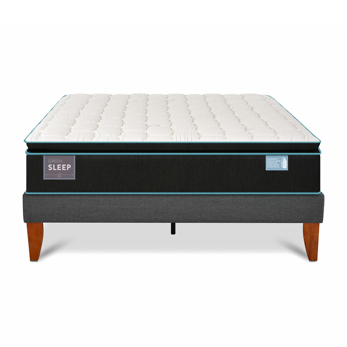CAMA EUROPEA CIC GREEN SLEEP CURVE 2 PLAZAS - 1