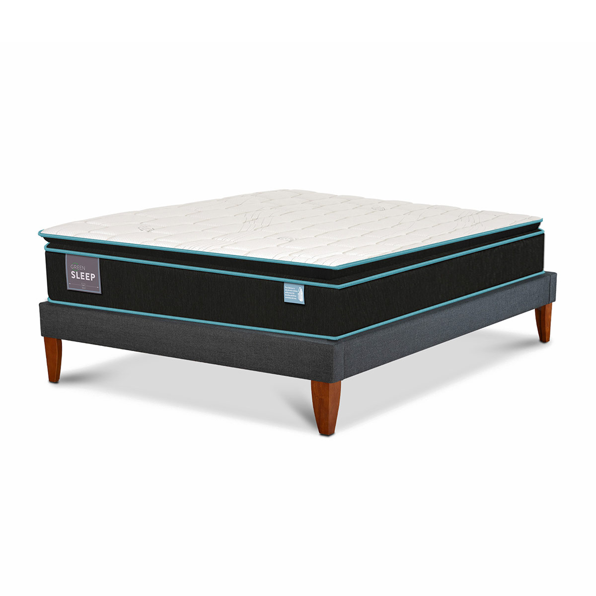 CAMA EUROPEA CIC GREEN SLEEP CURVE 2 PLAZAS - 2