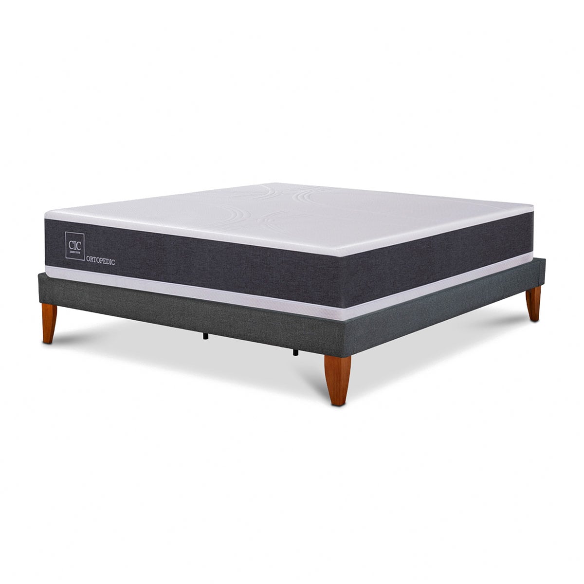 CAMA EUROPEA CIC CURVE NEW ORTOPEDIC 1.5 PLAZAS - 2