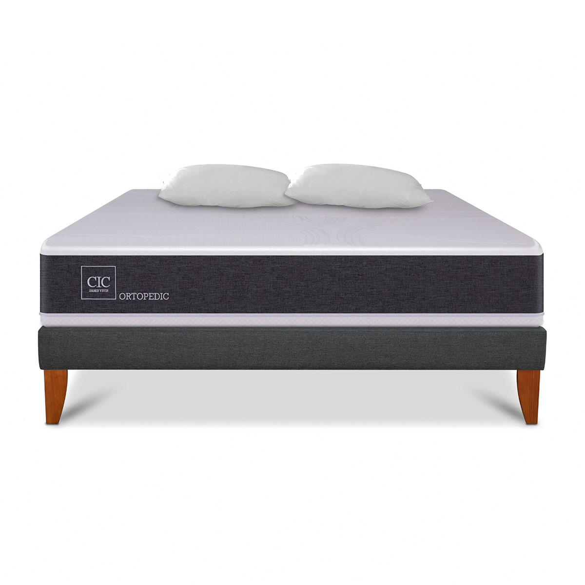 CAMA EUROPEA CIC CURVE NEW ORTOPEDIC KING + ALMOHADAS - 1