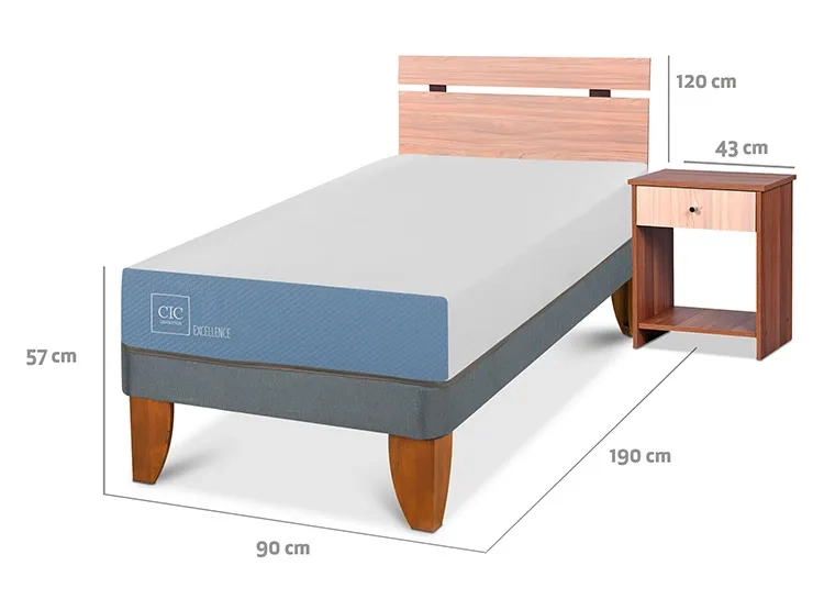 CAMA EUROPEA CIC EXCELLENCE SET OLMO 1 PLAZA - 3