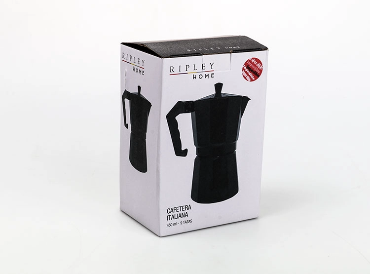 CAFETERA ITALIANA RIPLEY HOME NEGRA - 3