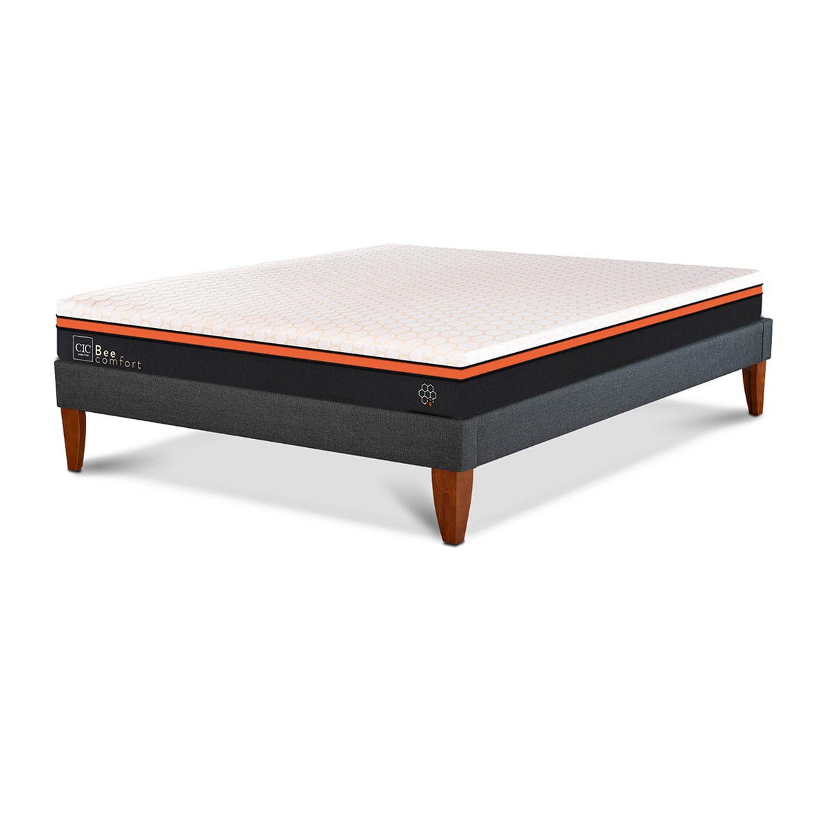 CAMA EUROPEA CIC BEE COMFORT CURVE 2 PLAZAS - 2