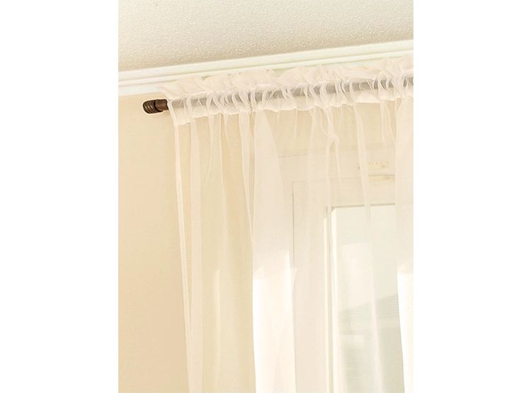 SET CORTINAS DORAL VELO LISO PASADOR CRUDO - 2