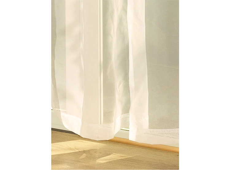 SET CORTINAS DORAL VELO LISO PASADOR CRUDO - 3