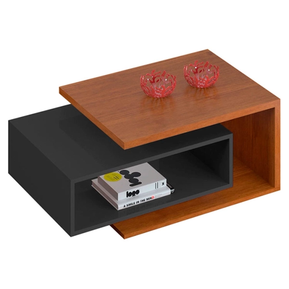 MESA DE CENTRO DI PORETTI DESIGN DIVA 88 X 51.5 CM - 2