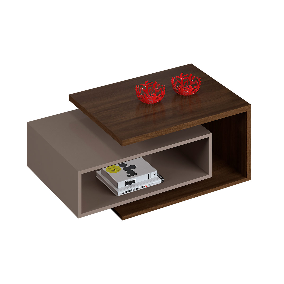 MESA DE CENTRO DI PORETTI DESIGN DIVA 88 X 51.5 CM - 2
